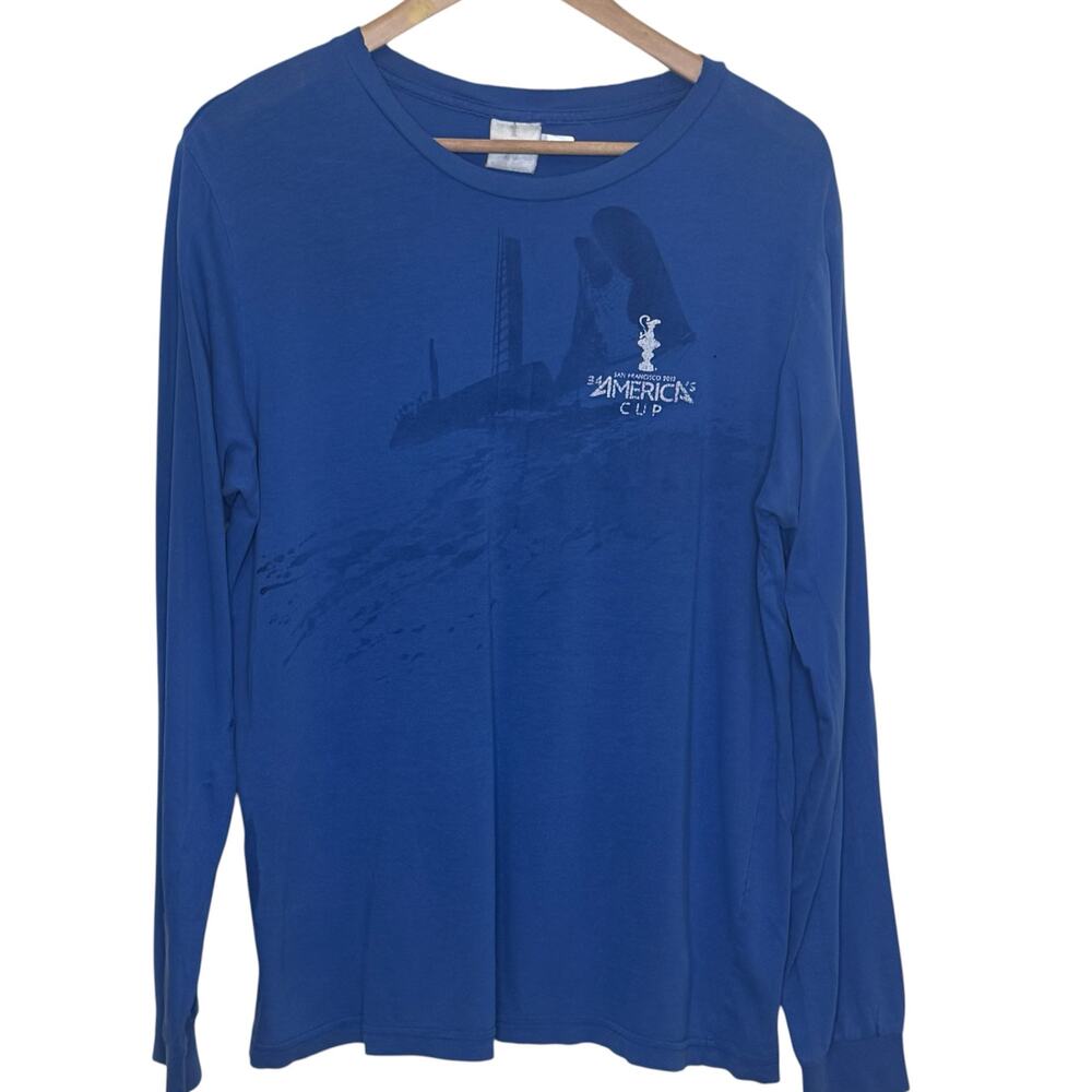 2013 34th America's Cup San Francisco Blue Long Sleeve T-Shirt